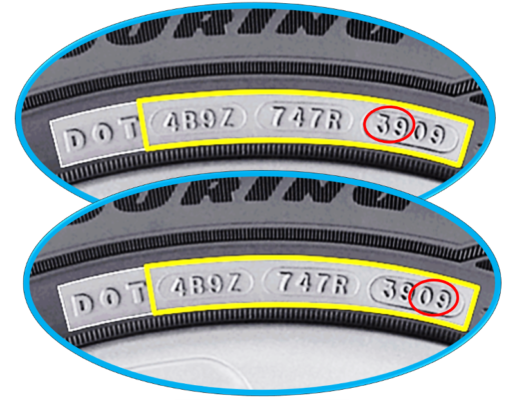 Learn how to read the tire manufacture date and age of a tire